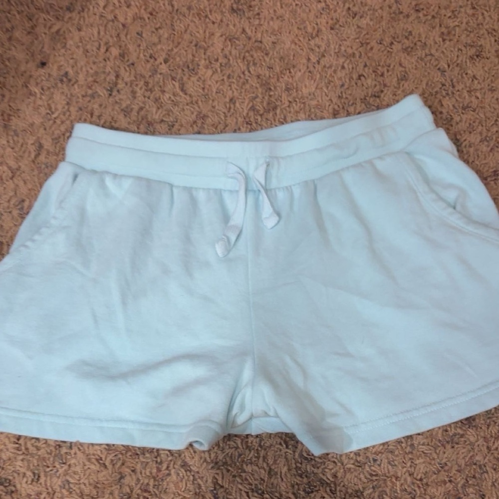 Target Blue Athletic Shorts Elastic Waistband Lightweight